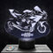 Lampe de chevet Moto H2R Kawa décoration Motard. Idée cadeau homme objet Moto H2R Kawa veilleuse adulte déco chambre. Idee cadeau noel homme original