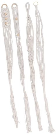 BESPORTBLE 4 Piezas macetas para Plantas de Exterior macetas Colgantes de Interior macetas de Interior Bolsa de Red de Maceta Red para Colgar macetas Tejer Bolsa de Malla Decorar