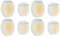 RDNKVB 24pcs Pansements Ampoules Tailles Pansements Hydrocolloïde Gel Bandages Pansements Ampoules Talon Pansements Invisibles en Gel Hydrocolloïde pour Prévention et Soin des Ampoules