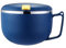 Ramen Schüssel mit Deckel, Edelstahl Ramen Bowl 1200 ML Instant Nudeln Schüssel Suppenschüssel, Auslaufsicher Nudelschale Brotdose Erwachsene Lunchbox Set mit Besteck und Griff für Büro (Blau)