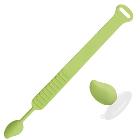 Silicone Pvc Lève-abattant de Toilette, Poignée Flexible Portable | Vert Clair, Prise Facile au Quotidien, Accessoire Wc Simple à Poser Déplacer