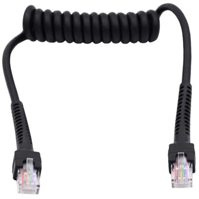 Bcious Cavo Ethernet a molla Gigabit Cat6 8 Core Cavo di rete ad alta velocità per telecamera di sicurezza e collegamento router