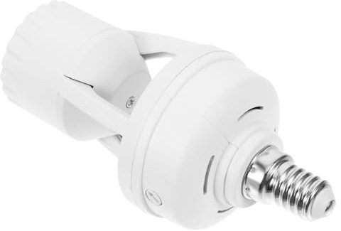GETAJGHSD 1 pièce Douille à Ampoule Infra Détecteur de Mouvement Adaptateur Pratique pour Éclairage de Maison École Restaurant et Escalier
