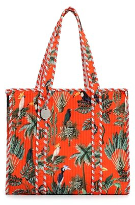 Tamaris Shopper TAS Karolina 34250 Damen Handtaschen Floral orange 610