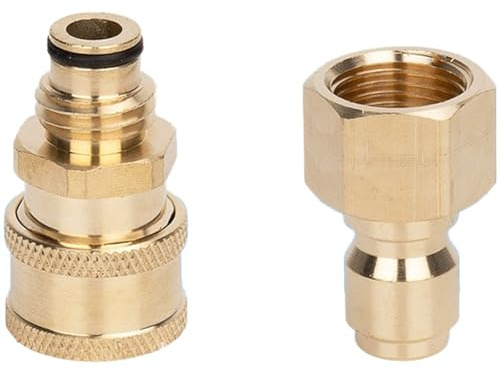 Vibsky Hochdruckreiniger-Drehgelenk, Kunststoff & Kupfer, Schnellanschluss-Adapter für Autowaschschlauch