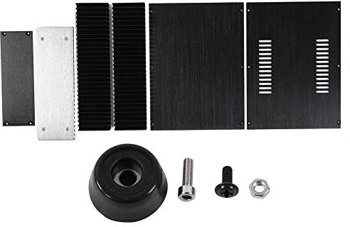 WA92 Aluminum Alloy Amplifier Case Enclosure Chassis Box, Amplifier Housing for TV Video & Audio Parts, Precision Manufacturing with Excellent Electromagnetic Shielding Performance