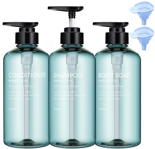 Invalidism 2Pcs Pump Bottle Dispenser 35oz Refillable Pump Bottles