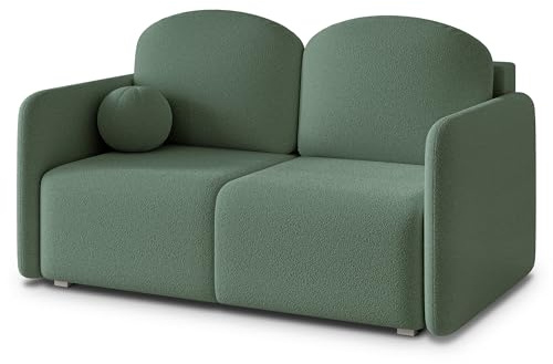 Masseno Sofa SUVI II Q mit Schlaffunktion, Sofa mit Bettkasten, Wohnzimmersofa, Couch, Soffa, Bettsofa, Couchgarnitur- Grün, Quelle 37