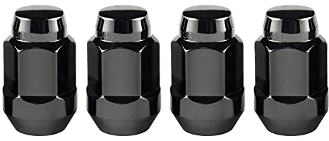 MCGARD 64015 Radmuttern, konisch, M12 x 1,5 Gewindegröße, Schwarz, 4 Stück