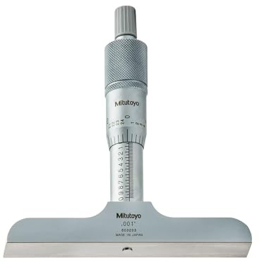 Mitutoyo 128-105 Tiefenmessschraube, 0-1 Zoll
