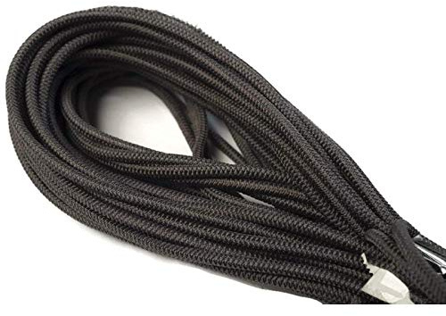 Jajasio 10 m Gummikordel 2,2mm, Elastische Kordel Auswahl aus 37 Farben Gummischnur Elastische Kordel/Farbe: 23 - dunkelgrau