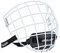 Bauer Facemask Profile II Visier, Größe:M, Farbe:Weiss