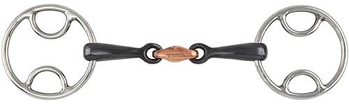 Shires Sweet Gebissstück/Trensengebiss für Pferde, Eisen und Kupfer BLKSWI 15,2 cm