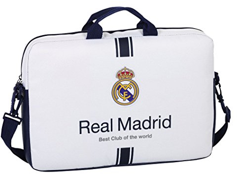 Safta SF-611654-461 - Funda Ordenador 15,6, 1ª equipacion Temporada 2016/2017, diseño Real Madrid