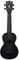 KALA Waterman KA-SWB-BK - Black Soprano Ukulele, with Tote Bag