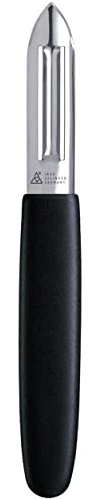 Gustav Straight Peeler with Moulded Handle, Silver