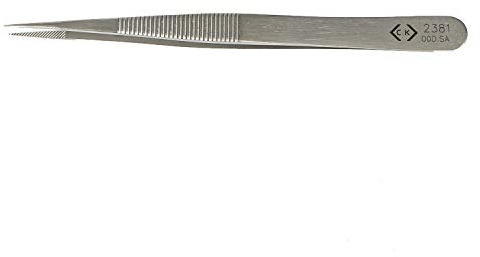 Best Price Square PRECISION TWEEZER, FINE TIP, 120MM T2381 By CK TOOLS