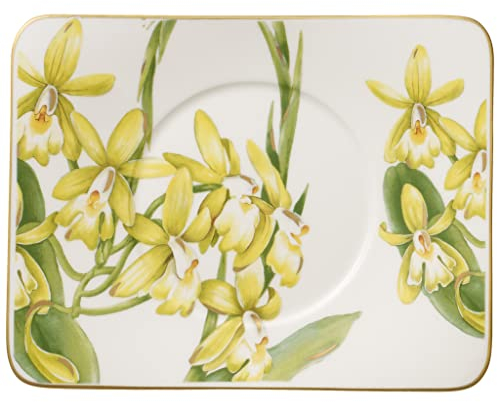Villeroy & Boch 10-3514-1280 Amazonia Sous-tasse à Thé Porcelaine Vert 18,2 x 18,2 x 8,8 cm