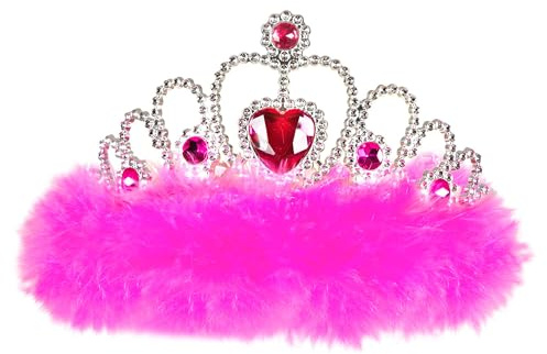 W WIDMANN MILANO Party Fashion - Girls Night Out Diadem | Mit Schmucksteinen und Marabu Federn, Kopfschmuck für JGA, Junggesellinnenabschied und Bachelorette Party