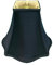 Royal Designs Lampenschirm, quadratisch, Glocke, Schwarz, 4 x 10 x 8,5