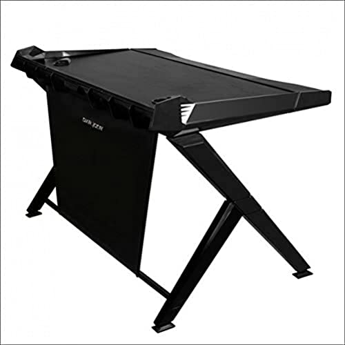 DXRacer Gaming Tisch GD-1000-N Schreibtisch, Bürotisch, Schwarz