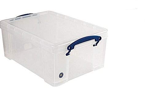 Really Useful Box 3 Stück 9 Liter - 395x255x155 mm - für 24 DVDs/ A4 papier - transparant