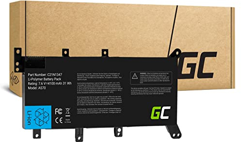 Green Cell Batteria C21N1347 per Portatile Asus A555 A555L F555 F555L F555LA F555LB F555LD F555LJ K555 K555L K555LD R556 R556DA R556DG R556L R556LA R556LD R556LJ X555 X555L X555LA X555LN X556U