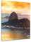 Bilderdepot24 Bild auf Leinwand | Copacabana - Rio De Janeiro in 30x40 cm als Wandbild | Wand-deko Dekoration Wohnung modern Bilder | 211414