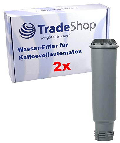 Trade-Shop 2 x Water Filter for Krups Evidence Fully Automatic Coffee Machine EA893c EA893c10 EA892c EA892c10 EA89 EA892110 EA8908 EA8918 / High-Quality Filter Cartridge