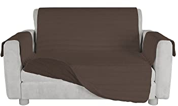 MB HOME Rutschfester Sofa Schonbezug Cozy, Braun, Zweisitzer