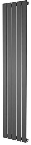 Pinta Vertical Radiator | Flat Panel Single Column | Central Heating | Living Room Hallway Bathroom Kitchen Radiator | 1600 x 340 | Anthracite