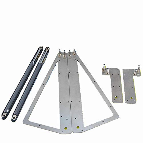 Door Hinge DIY Wall Bed Mechanism Hydraulic Hinge Hidden Bed Hardware Kit Fold Down Bed for 0.9-2M Bed