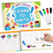 Coogam Schreiben Lernen Arbeitsbuch, Zahlen Buchstaben Übungsbuch, ABC Alphabet Anblick Wörter Handschrift Pädagogisches Montessori-Spielzeug für Zuhause Klassenzimmer Kindergarten Vorschulkinder