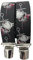 Generisch TOTENKOPF Hosenträger | UNISEX| 4 starken Metallclips| 35mm breit-110 cm lang| Party| Fasching| Karneval| Vienna-Fashion.at/ Totenkopf Blut ST-023, Schwarz