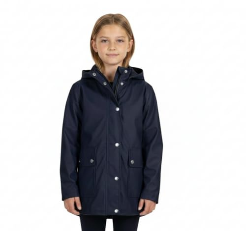 A2Z 4 Kids PU Raincoat Jackets Windbreaker Waterproof Raincoat 625 Navy 13