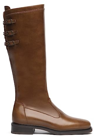 Nero Giardini I308814D Stivali Donna in Pelle - Cuoio 35 EU
