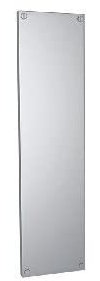 Ironmongery Solutions® Finger Plate Cast for Doors Size -305x75mm in Polished Chrome Finish