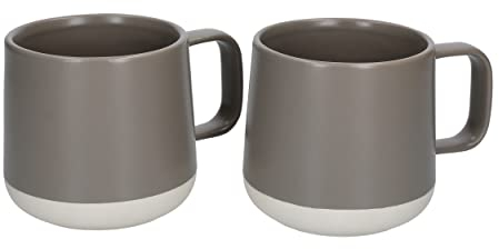 La Cafetière, Sevilla Juego de Tazas de Cerámica, 2 Piezas, en Caja de Regalo