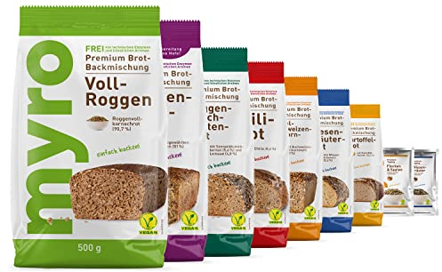 Backmischungen - Bundle Vegane Vielfalt - 7 vegane Backmischungen -Backmischungen Set
