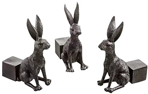 3Pcs/Set Mini Animal Shape Planter Support Feet,Plant Cat Dog Design Flower Pot Risers Holders Stand Holder for Indoor and Outdoor to Improve (RABBIT)