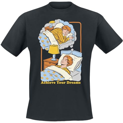 Steven Rhodes Achieve Your Dreams Männer T-Shirt schwarz M