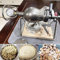 Hand Popcorn Machine, Chinese Traditional Popcorn Maker,Open Fire Heating Popcorn Maker, Stainless Steel Popcorn Popper, Popcorn Pressure Cooker, for Family Party Fun