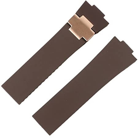 SKXMOD Uhrenarmband aus Silikon für Ulysse-Nardin Marine, wasserdichtes Gummi-Uhrenarmband, Sport, 25 x 12 mm, Herrenuhren, Sport, 25*12mm, Achat