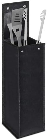 BBQ Tool Storage Bag, BBQ Tool Storage Box, BBQ Utensil Holder, Foldable BBQ Bags for Camping, BBQ Holder, Oxford Fabric, Versatile for Camping Hiking, Standard, See, See