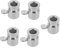BCOATH 5pcs Grilling Rack Trussing Accessory Iron Bolt Rotisserie Balance Weight Holder Spit Weight Stopper Bbq Rotisserie Spikes