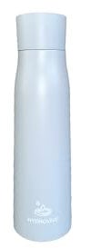 Hydrovive PuriTech Self-Cleaning UVC Water Bottle, 500ml – Stainless Steel, Portable, BPA-Free, Kills 99.9% of Bacteria & Viruses, Ideal for Gym, Travel, and Daily Use (Lilac)