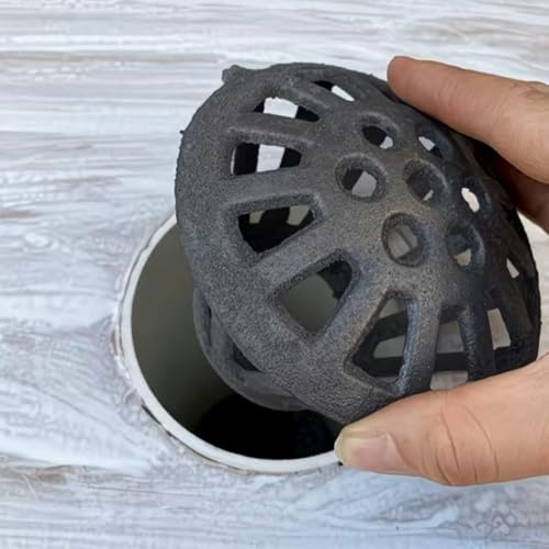 Gusseisen Bodenablauf Dachablauf 7.5cm 11cm 16cm Abflussgitter Kuppel Kanalrost Anti-blockierend Gitterrost Ablaufrinne Für Außenbereich Balkon(7.5cm/3inch)