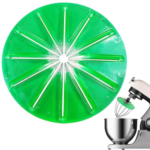 VRYNDH Kitchen aid schneebesen,Standmixer-Schaber, Wiederverwendbare Standmixer-Aufsätze,Spatel, Schaber, Zubehör Für Handmixer, Kompakter Schneebesen,6-Draht-Mixer,grün