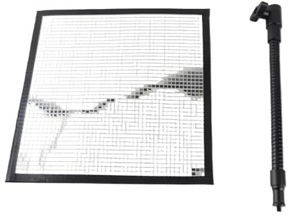 YUEHISY Réflecteur de Lumière Flexible, Panneau de Mise en Forme de Lumière Multi-Miroir Réglable, Grille de 9,4 Pouces, Flux Optique, Support Magnétique, pour Studio Extérieur (Silver)
