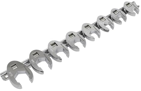 Sealey Ak599 Crow's Foot Spanner Set 8Pc 3/8Sq Drive Imperial
